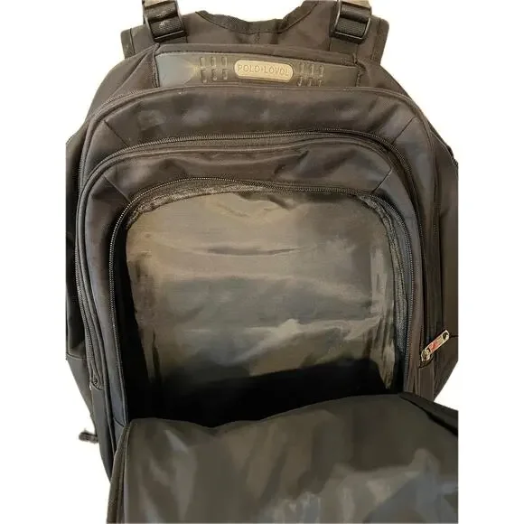 Polo Lovol Padded Charcoal Gray Computer Backpack